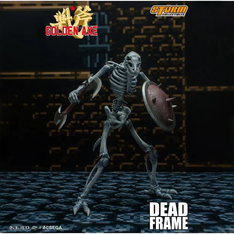 Disponibile Storm Collezionismo Scala 1/12 Scheletro Legione Figure articolate Ascia da battaglia Guerriero Pack Mecha Army Builders Collector