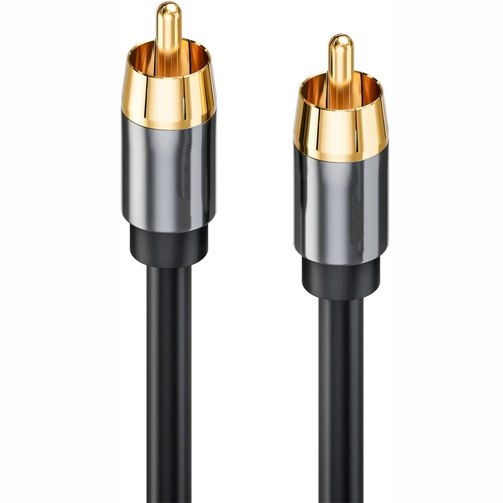 RCA to RCA Cable Digital Coaxial Audio Cable Male Stereo Connector for TV DVD Amplifier Hifi Subwoofer Toslink 1m 1.8m 3m 5m 10m
