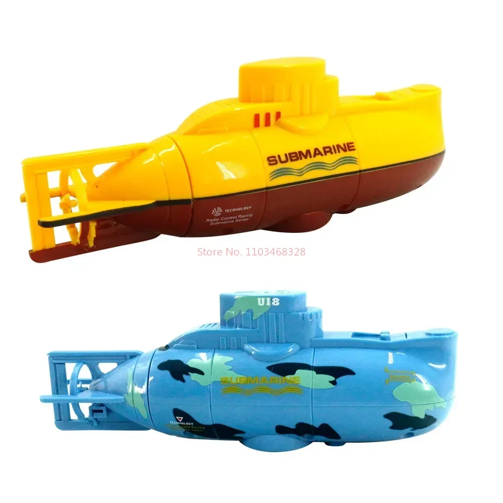 Submarino de Controle Remoto para Crianças, Mini Barco Elétrico Modelo de Brinquedo Submarino Nuclear Submersível, 6 Canais, 3311