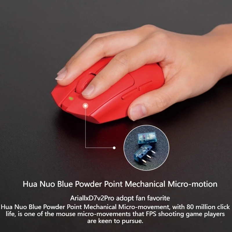 FANTECH ماوس ألعاب لاسلكي ثلاثي الوضع تصميم خفيف الوزن Paw3395 8k الكمون المنخفض Huano Micro Switch ماوس Esports طويل التحمل #4