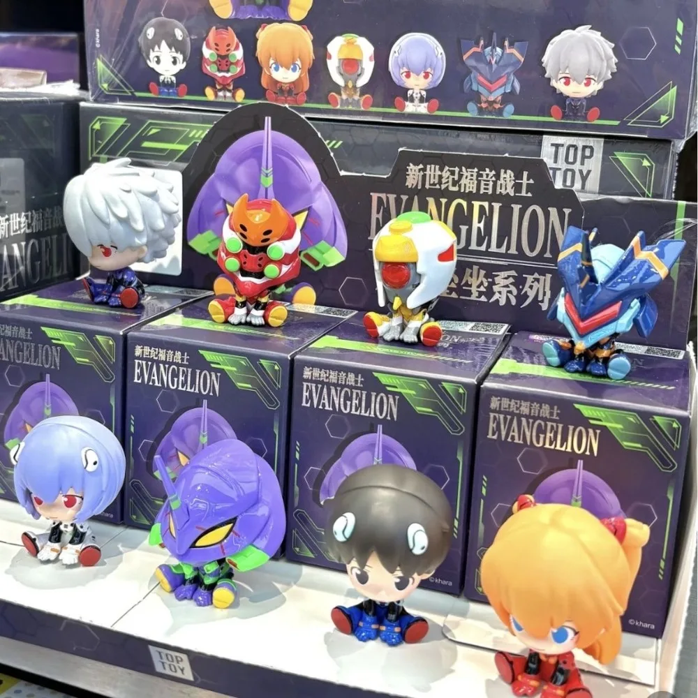 

New Century Evangelion MINI Sitting Series Handheld Blind Bag Cute EVA Initial Edition Trendy Play Gift