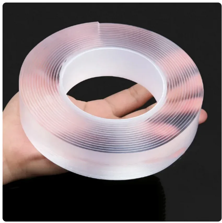 

1/2/3m Nano Tape Double-Sided Adhesive Tape Traceless Waterproof Tape For Bathroom Kitchen Sink Tap Gel Sticker