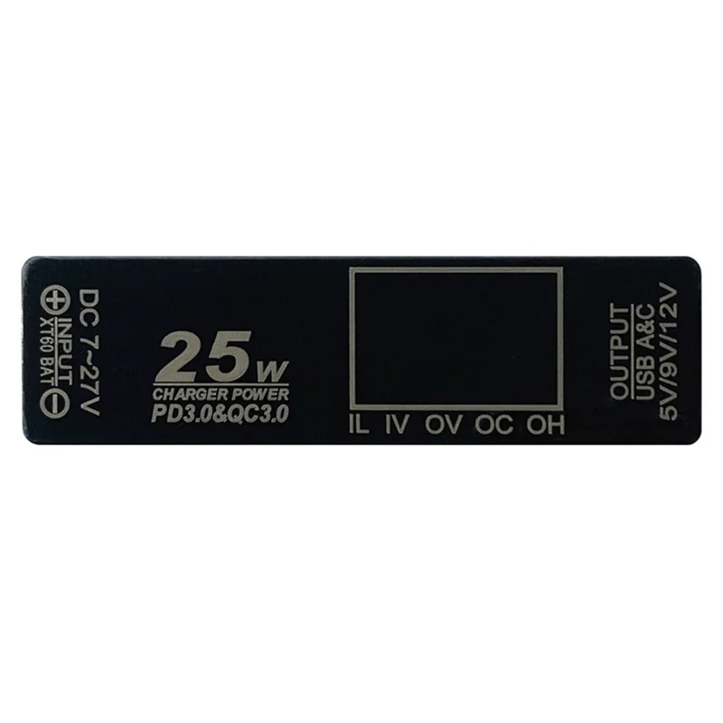 

Y45A-Quick Charger For Lipo Battery XT60 To PD3.0 Overload And Short Circuit Protection For Smartphone Tablet PC DIY Projects