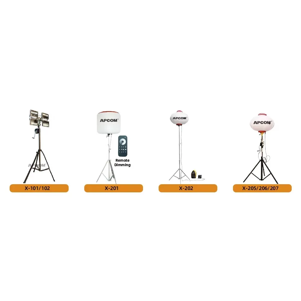 

Промышленный гидравлический прожектор Flood Hydraulic Mast на 1000 Вт с диодным освещением, 30 кВт, с дизельным генератором и ручной тележкой-основанием