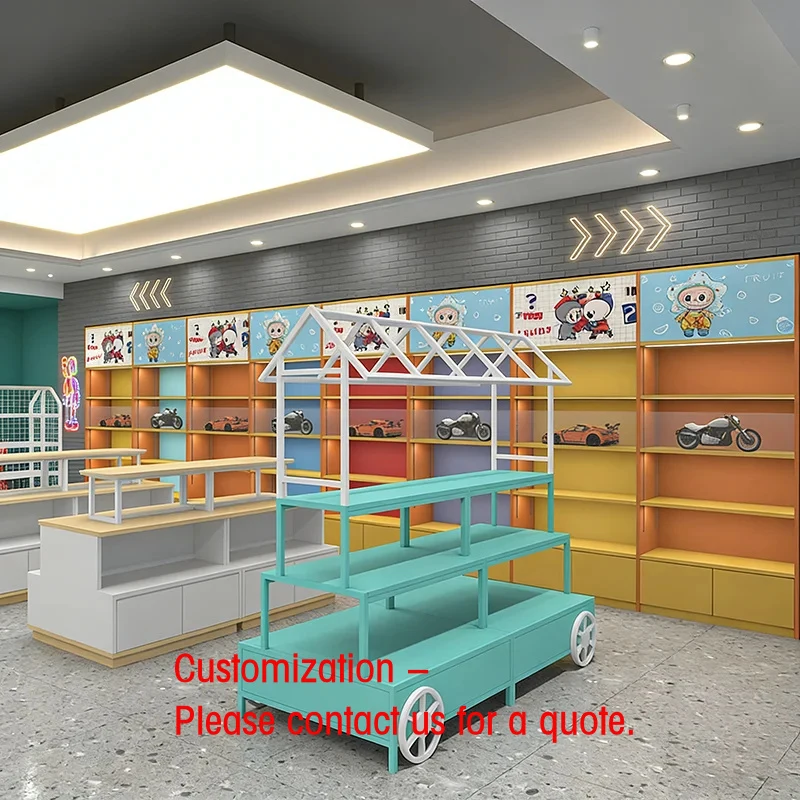 custom.Book Stationery Design Customized Trendy Shelf Display Racks Commercial Steel Wood Display Cabinet Storage