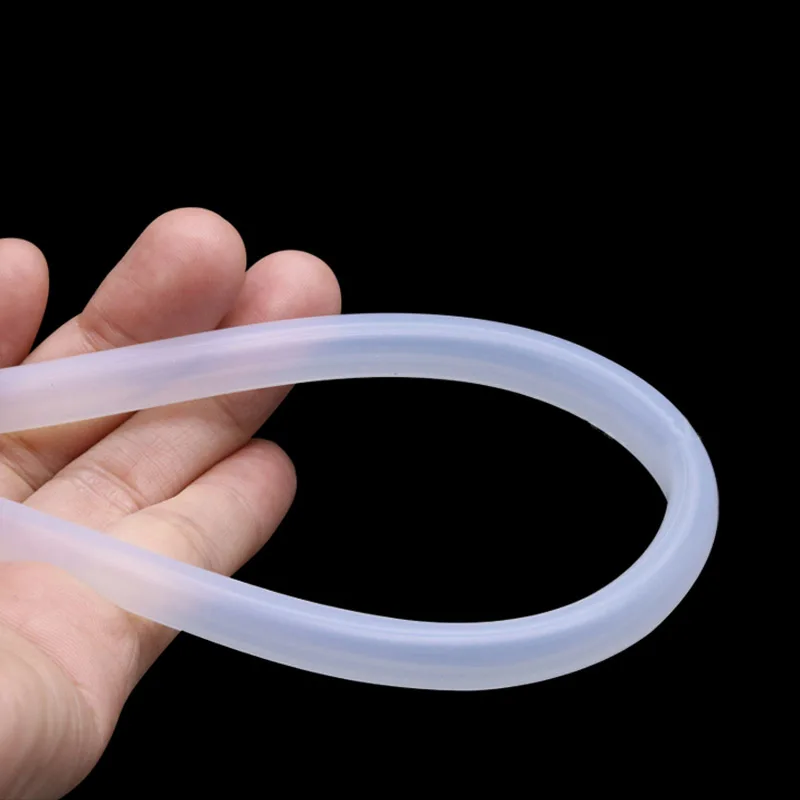 1M ID 2-15mm Trasparente Silicone per uso alimentare Gomma morbida Tubo trasparente per birra Latte Tubo flessibile per acqua potabile Tubo flessibile insapore