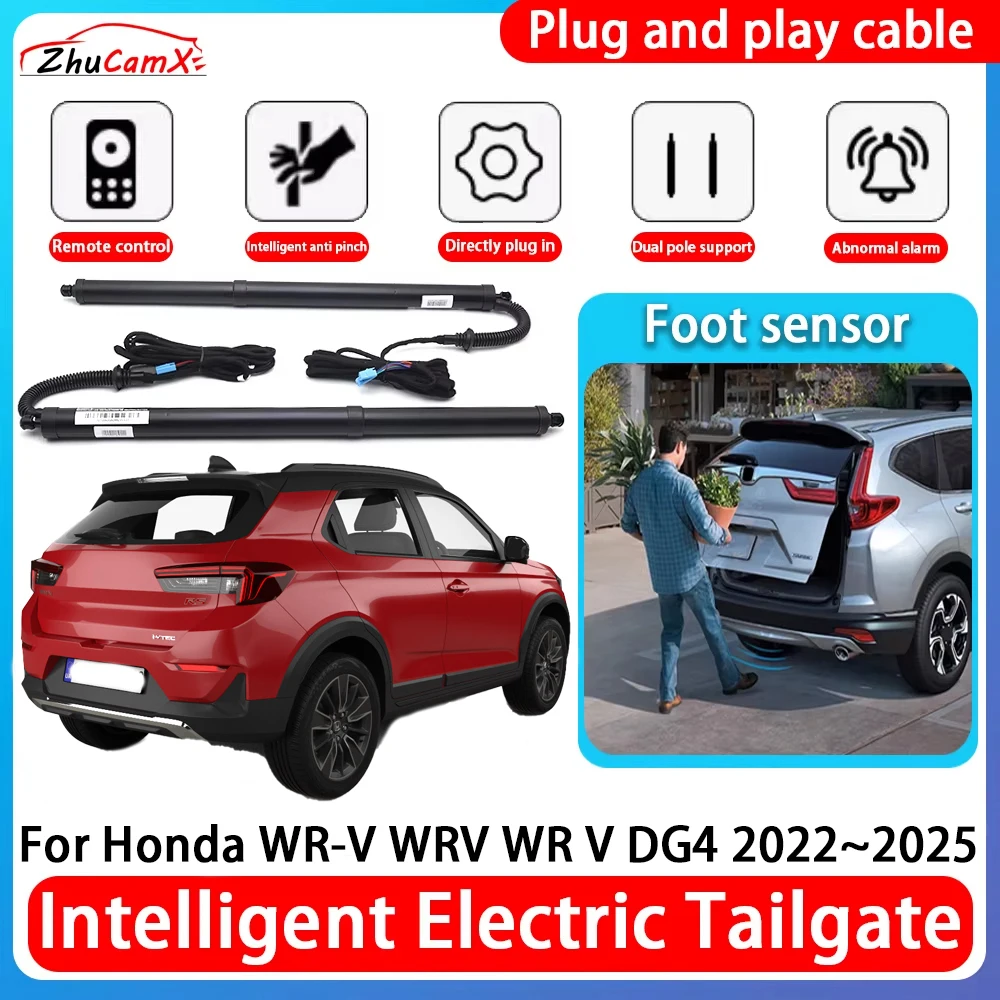 

ZhuCamX Car Power Trunk Electric Suction Tailgate Intelligent Tail Gate Lift Strut For Honda WR-V WRV WR V DG4 2022~2025