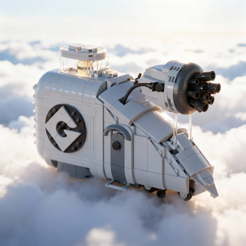 

564pcs MOC The Grumobile Gru S Car From Despicable Me Minions Model Building Blocks Toy Gift Creative Display Collectible Desk