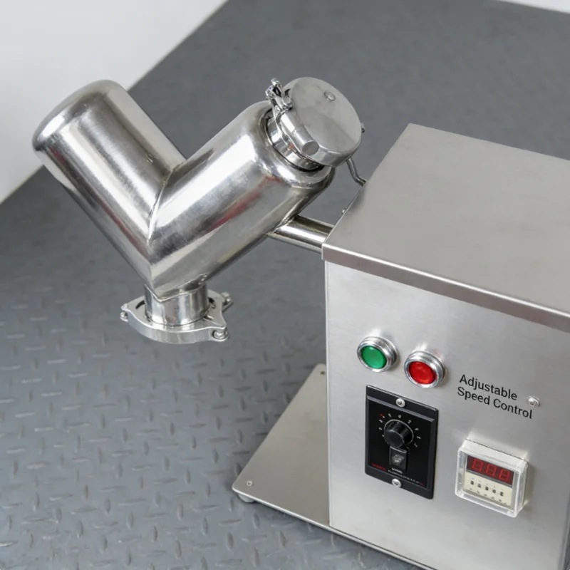 

Stainless Steel V-type Mixer Small Laboratory High Speed Powder Material Granular Mixing Mixer