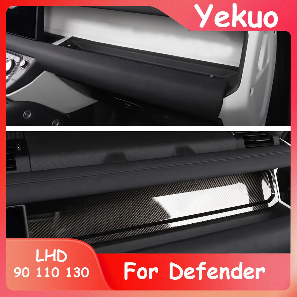 For 2020-2026 Land Rover Defender 90 110 130 carbon fiber instrument panel lettering panel interior decoration sticker