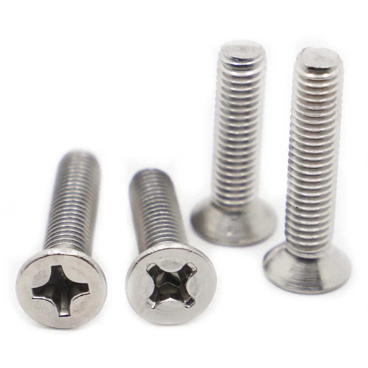 M1 M1.2 M1.4 M1.6 M2 M2.5 M3 M3.5 M4 M5 M6 M8 GB819 Cross Phillips Flat Countersunk Head Screw Bolt A2-70 304 Stainless Steel