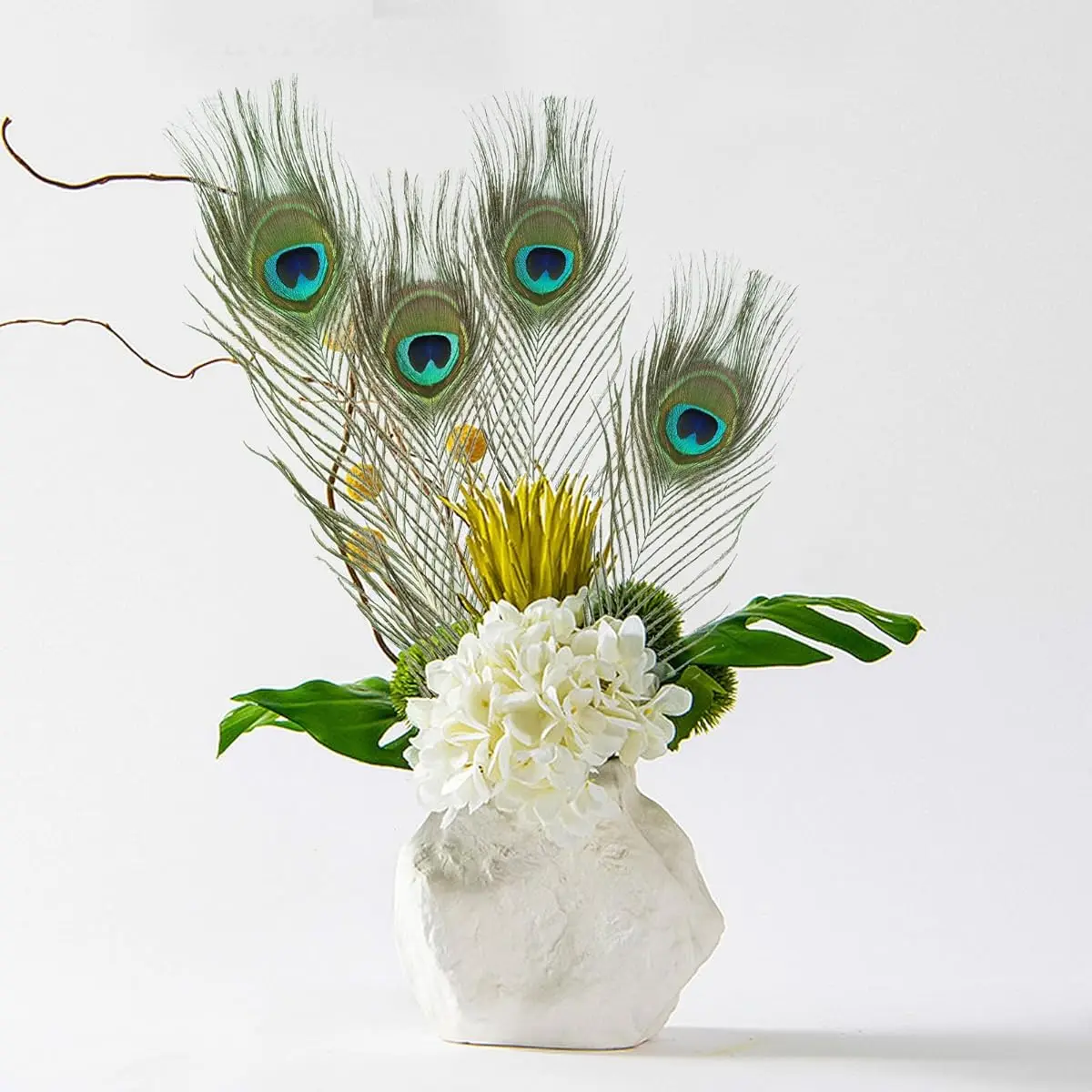 10/20/50 Stück Echte Pfauenfedern 25-50cm für DIY-Bastelarbeiten, Kleider, Hüte, Hochzeiten, Bühnenauftritte, Kostümzubehör