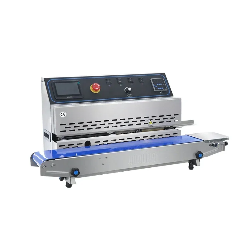 Printing Date Coding Continuous Food Bag Heat Band Sealer Sealing Machine With Ink Jet