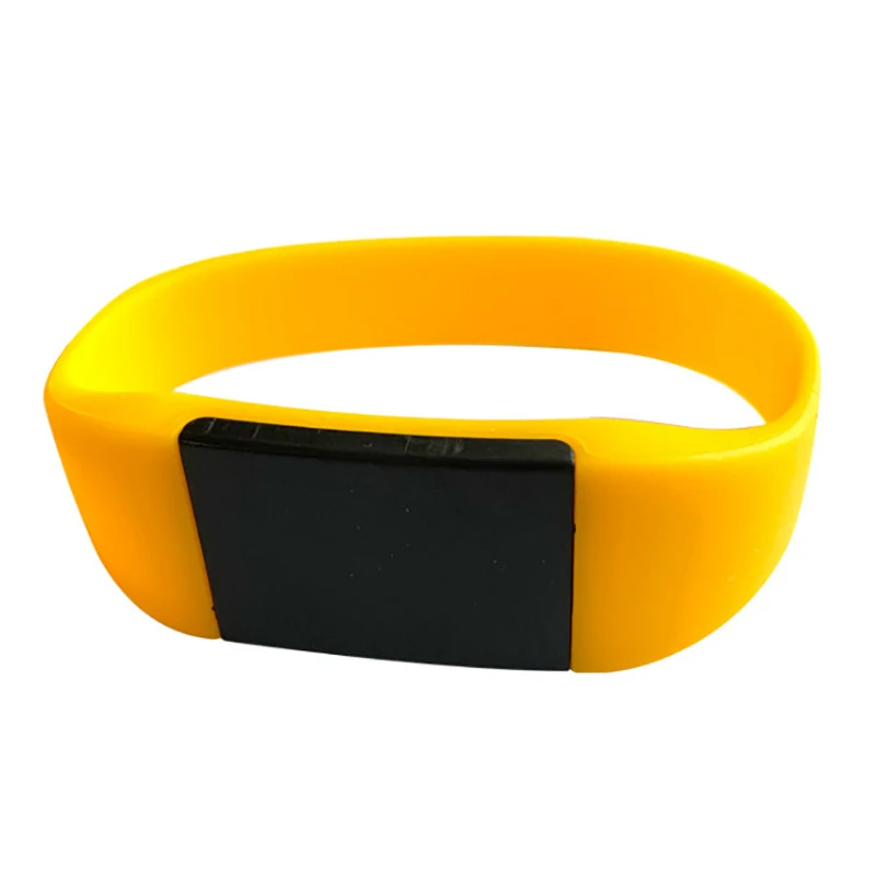 5Pcs 13.56Mhz Rewritable UID Changeable Smart S50 1K NFC IC ISO14443A Bracelet RFID Silicone Wristband For Access Control Card