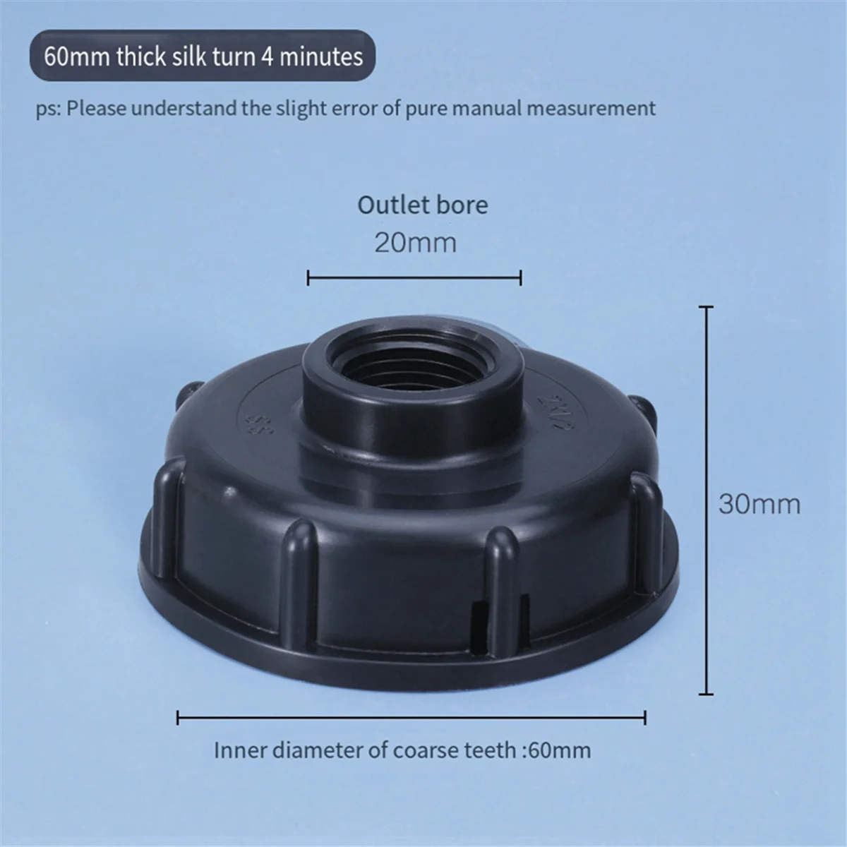 

3PCS For Hose Faucet Valve A Internal Thread Tank Fittings Drain Adapter