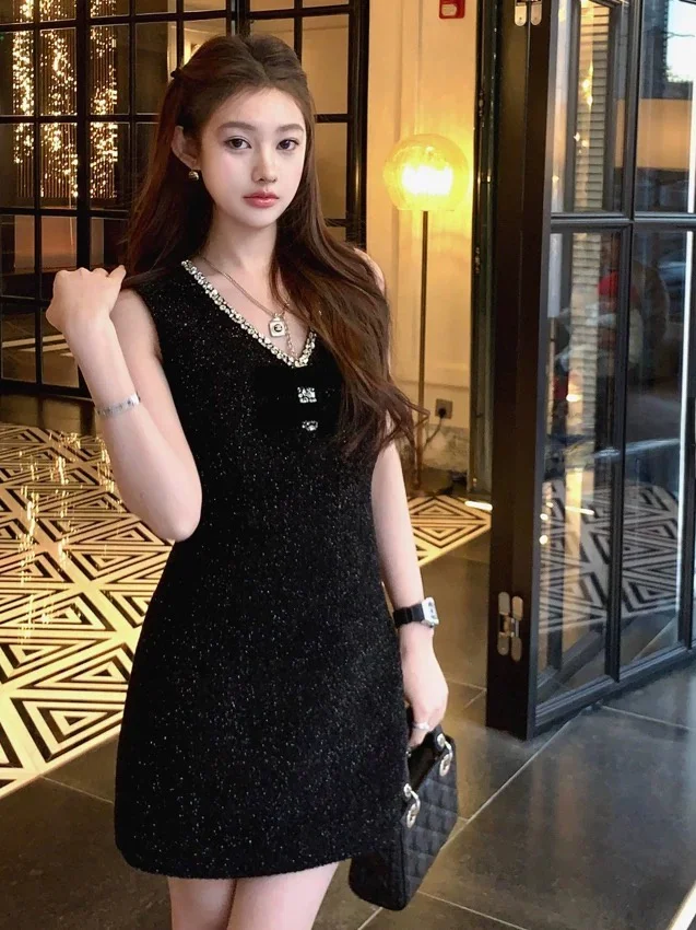 

Новая летняя женская юбка А-силуэта с V-образным вырезом в стиле французского шика, с завышенной талией, для офиса и повседневной носки