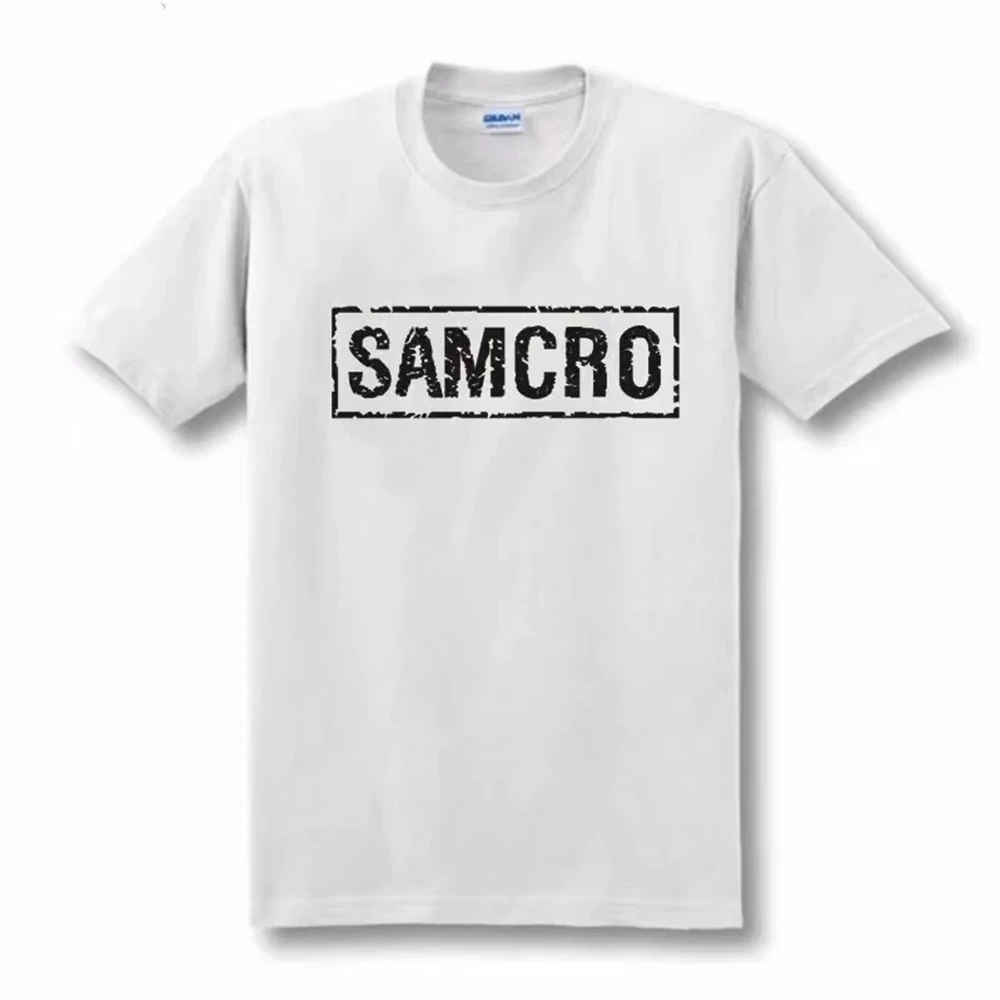 Sons of Anarchy SAMCRO Print T-shirt Men Women Trend Hip Hop Rock Oversized Short Sleeve Tee Cotton T Shirts Clothes Tops 65051