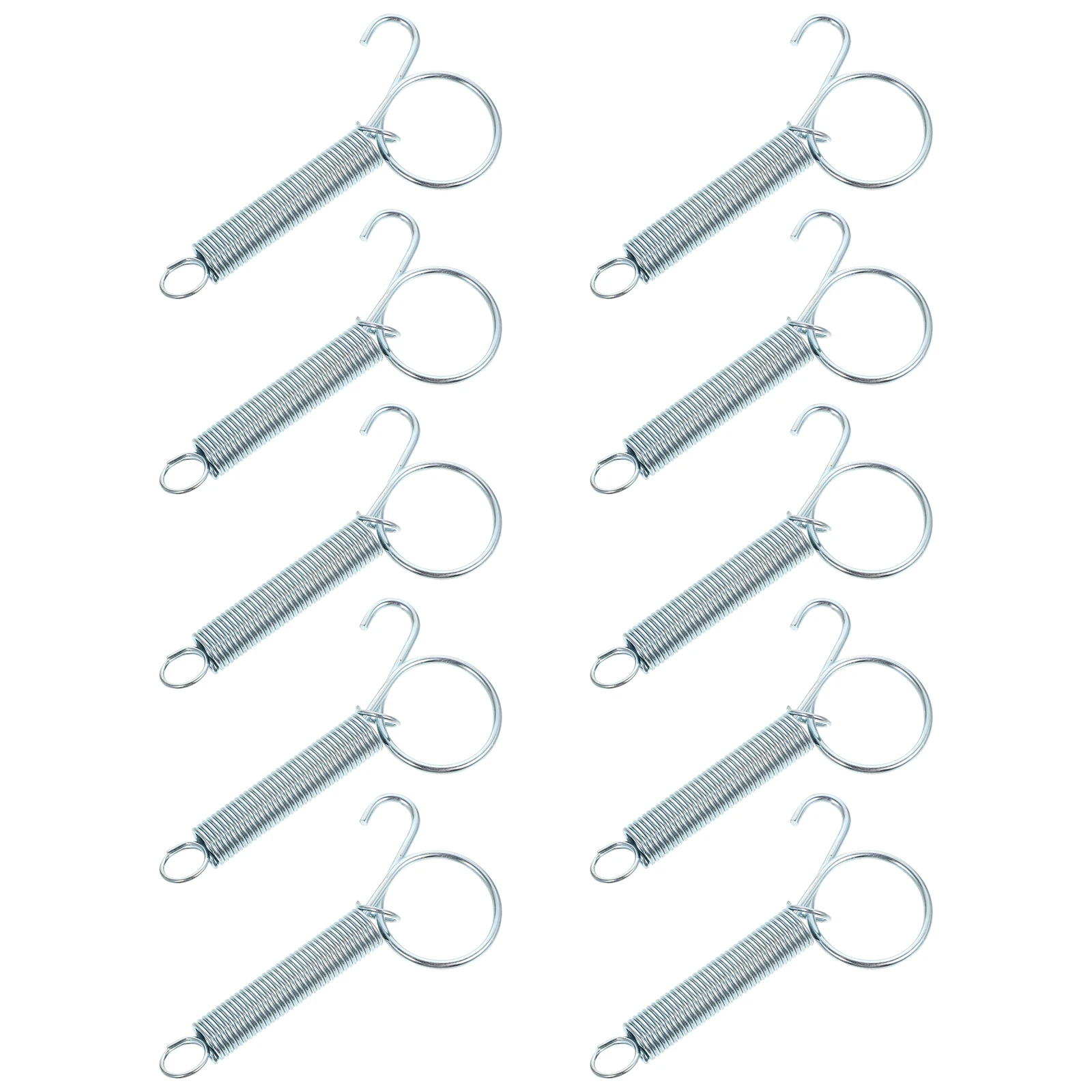 

10 pcs Cage Door Spring Hook Stainless Steel Latch for Rabbit Chicken Pigeon Quail Bird Cage Pet Supplies Lightweight Practical