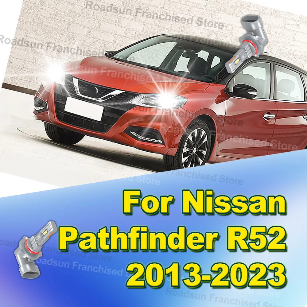 

2X Car Headlight Bulbs 30000LM 3570 CSP Chips For Nissan Pathfinder R52 2013-2023 2014 2015 2016 2017 2018 2019 2020 2021