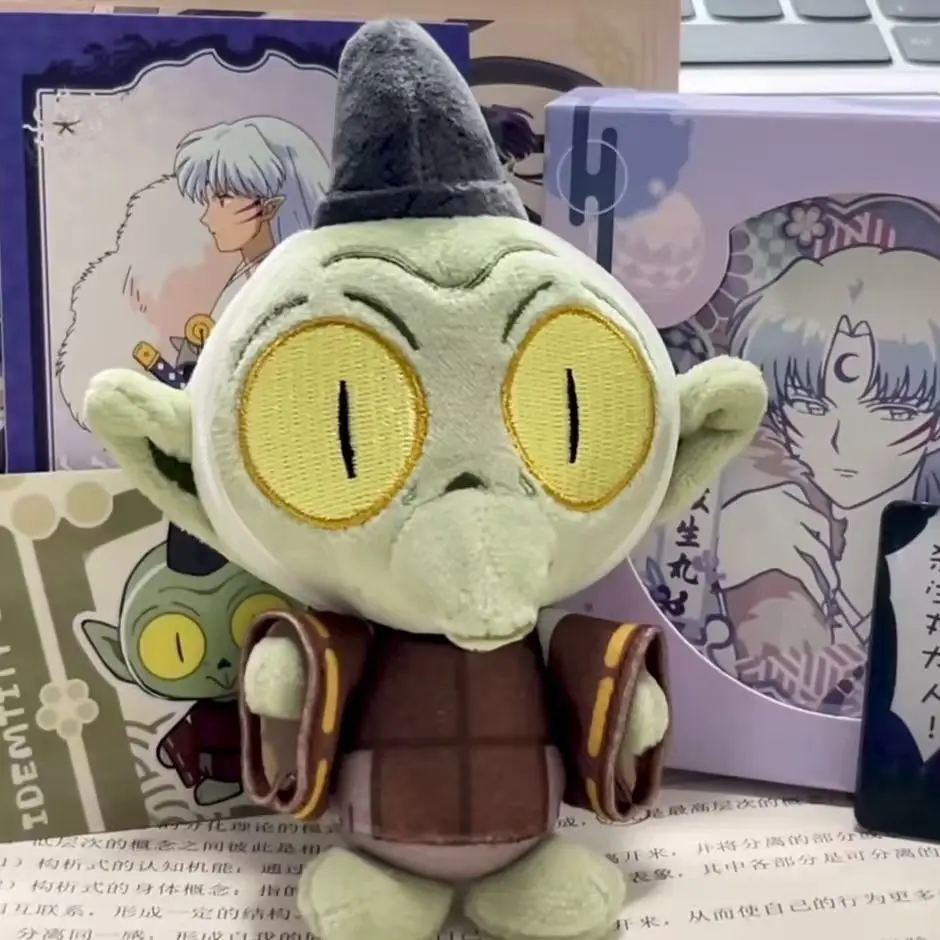 

Stuffed 10cm Anime Inuyasha Jaken Figures Keychain Lovely Backpack Pendent Cosplay Plush Toys Gifts for Fans