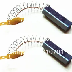 2pcs Spring and Wires 6.3x11x32mm Electric Grinder Motor Carbon Brushes Power Tool 15/64