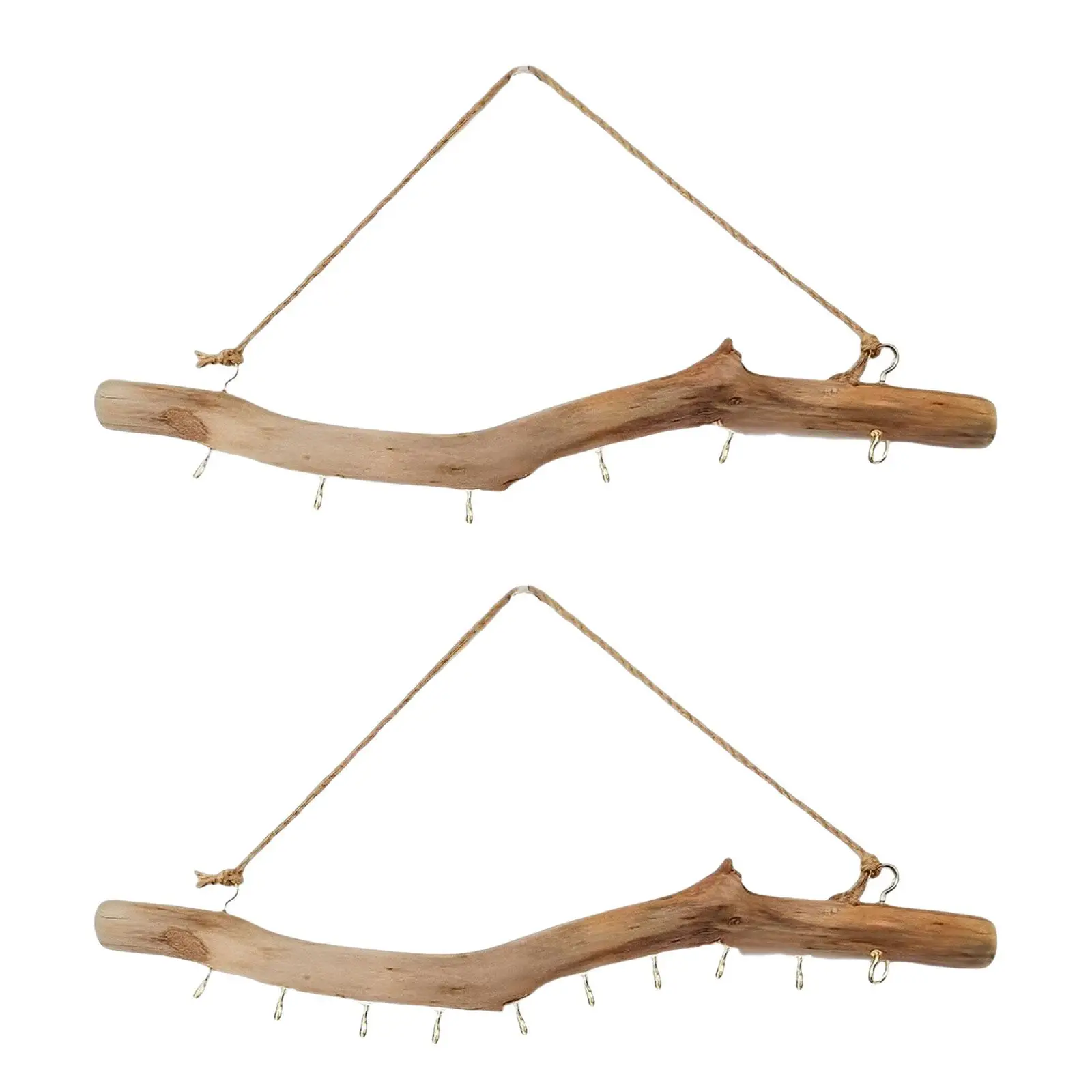 Decorative Wood Hooks Multiuse Jewelry Hanger Nordic Household Organizer Wall