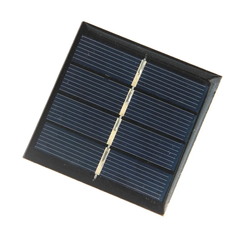 Fabrieksprijs 500 STKS 0,45 W 2 V Mini Zonnepanelen Polykristallijne Zonnecel Module Vierkante Solar Educatieve Plaat Kits 58 * 58 MM