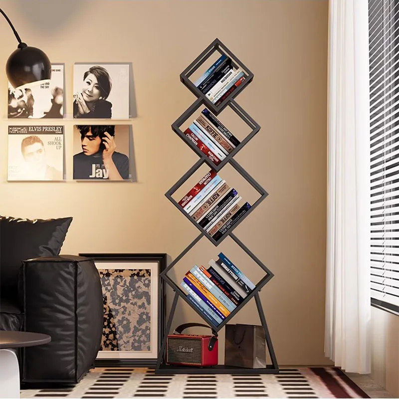

Modern Simple Living Room Cabinets Unique Design Living Room Display Bookshelf Multifunctional Storage Armario De Ropa Furniture