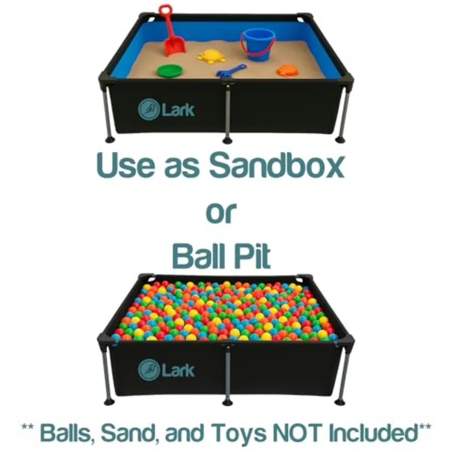 6' pi x 4' pi x 16,5 pouces au-dessus du sol cadre métallique piscine résistant aux crevaisons matériaux de maille vinyle 3 plis installation rapide Patio arrière-cour