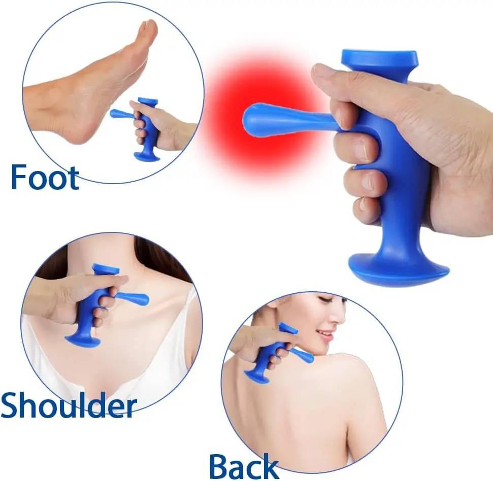 Manual Trigger Point Massage Tool Handheld Acupuncture Points Massager for Full Body Deep Tissue Massage Waist Neck Foot Relief