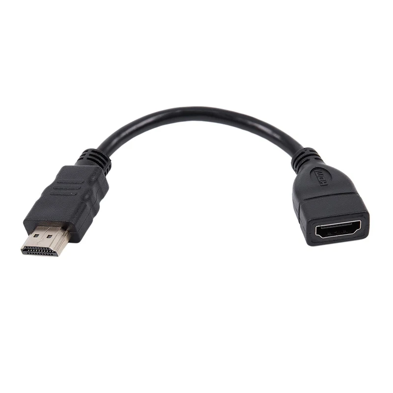HDMI-kompatibles Verlängerung kabel von Stecker zu Buchse kurz und praktisch für Google Chrome Cast, Fire TV Stick, Roku Stick Verbindung