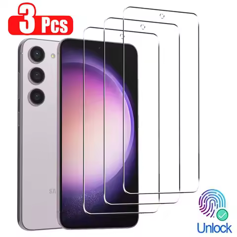 3Pcs HD Tempered Glas For Samsung Galaxy S23 S22 S21 Plus S20 FE Screen Protector For Samsung S23 S22 S21 Plus Protective Glass