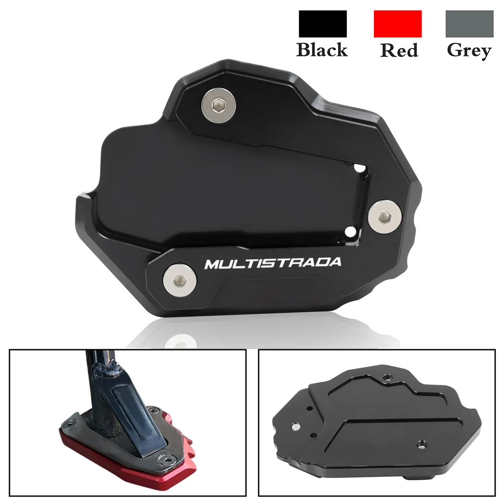 For DUCATI Multistrada 950 1100 1200GT 1260 1200/Enduro/Enduro Peak 1200S Kickstand Extension Plate Foot Side Stand Enlarger Pad