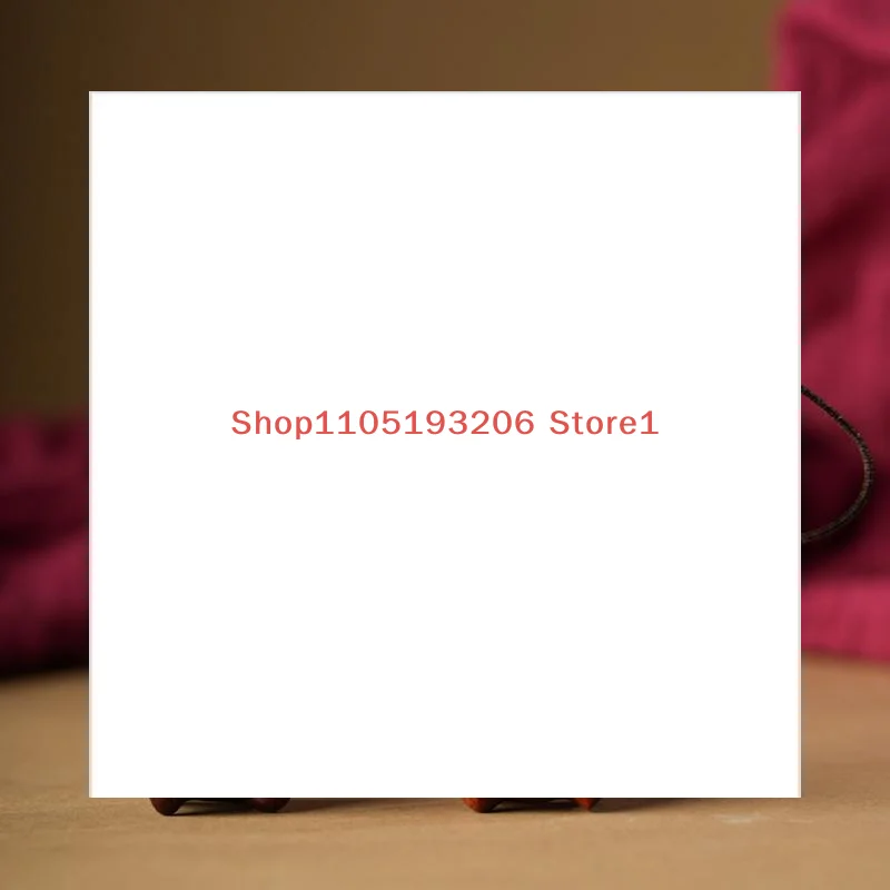 

Cute Zodiac Horse Key Chain Cartoon Sandalwood Bag Pendant Handmade Rope Lanyard Chinese Style Key Ring Car Key Chain Pendant