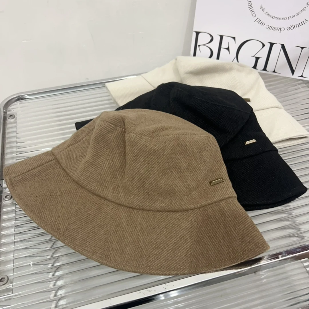 

Simple Stylish Fisherman Hat Women Spring Summer Sun Shading Sun Protection Hat high-quality Temperament Basin Hat 4m803