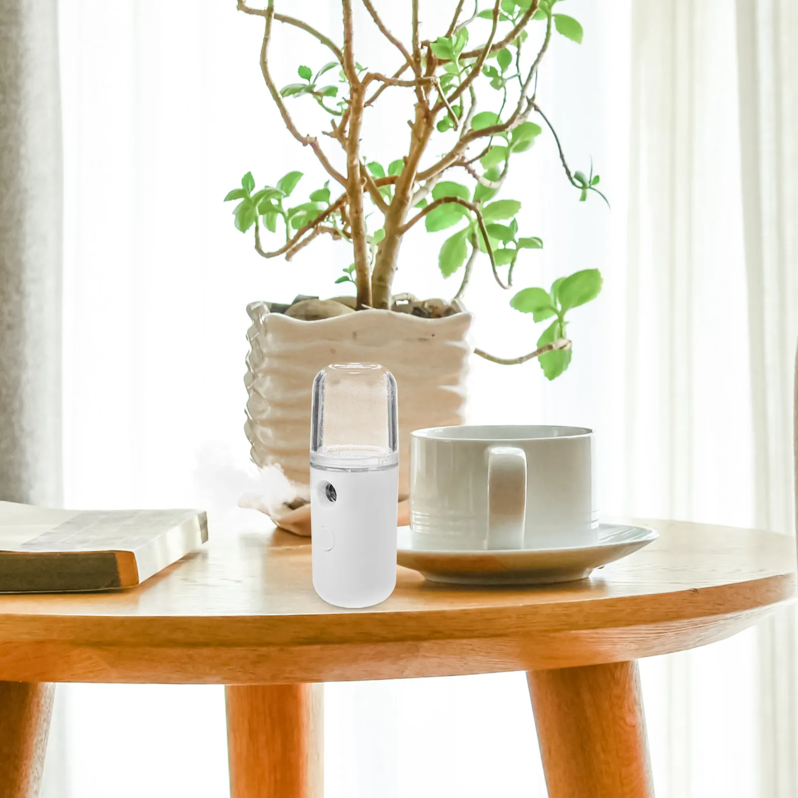 

1Pcs Premium Long-Lasting Ultrasonic Humidifier Diffuser for Home Office Bedroom Car with Quiet Operation Aromatherapy Air