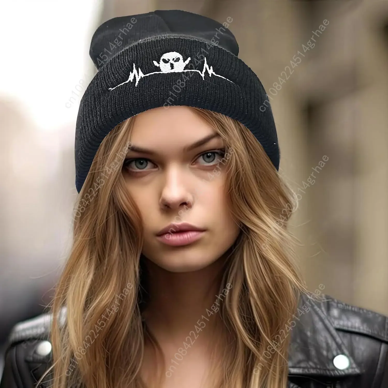 قبعة شتوية مطرزة للنساء والرجال، قبعات صغيرة لطيفة، قبعة شتوية متماسكة لإكسسوارات الشتاء #5