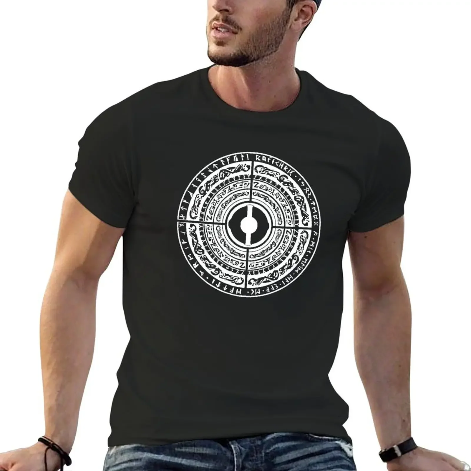 Baldur Tattoo (Light) T-Shirt blacks plain t shirt for men