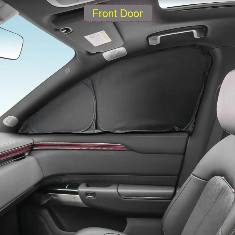 For ZEEKR 7X 2024-Present Car Black Window Privacy Sunshade Anti-UV Heat Insulation Protect Cover Interior Accessory
