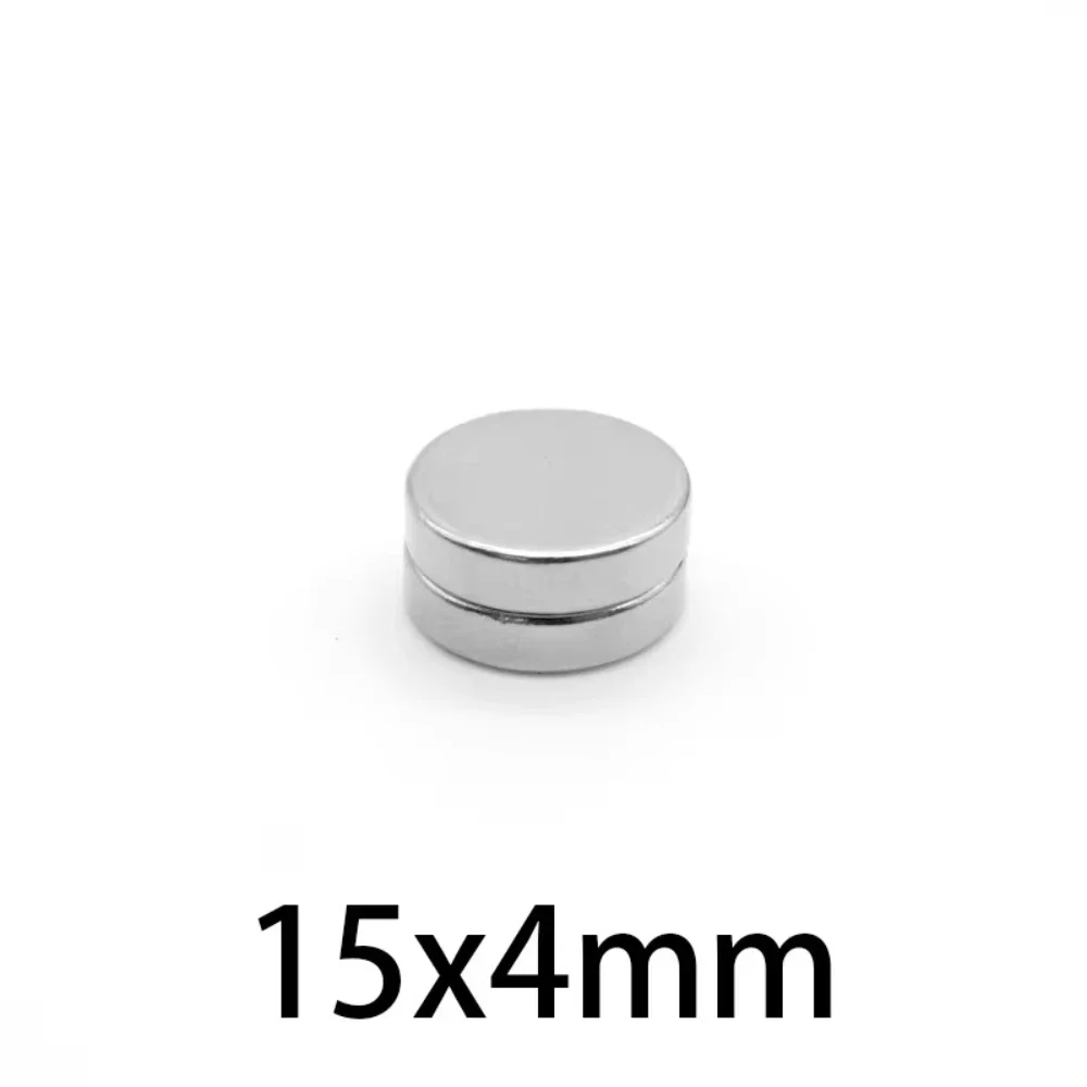 15x4 mm Strong Cylinder Rare Earth Magnet 15mmx4mm N35 Round Neodymium Magnets 15x4mm Mini Small Magnet 15*4 mm