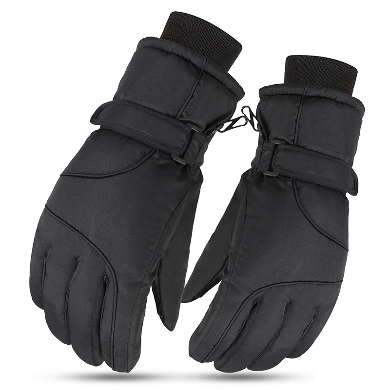 AliExpress NONE Warm Windproof Gloves Men Winter Waterproof Thickened Warm Full Finger Gloves for Outdoor Motorcycle Riding Touch Screen Gloves