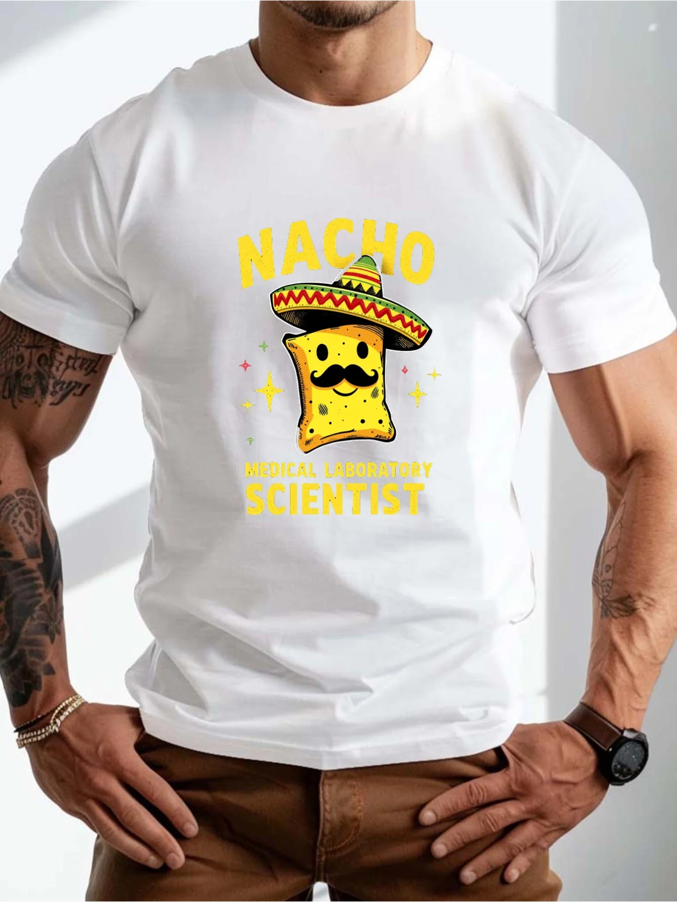Medical Lab Graphics - Kaos Grafis Pria Ukuran Besar 