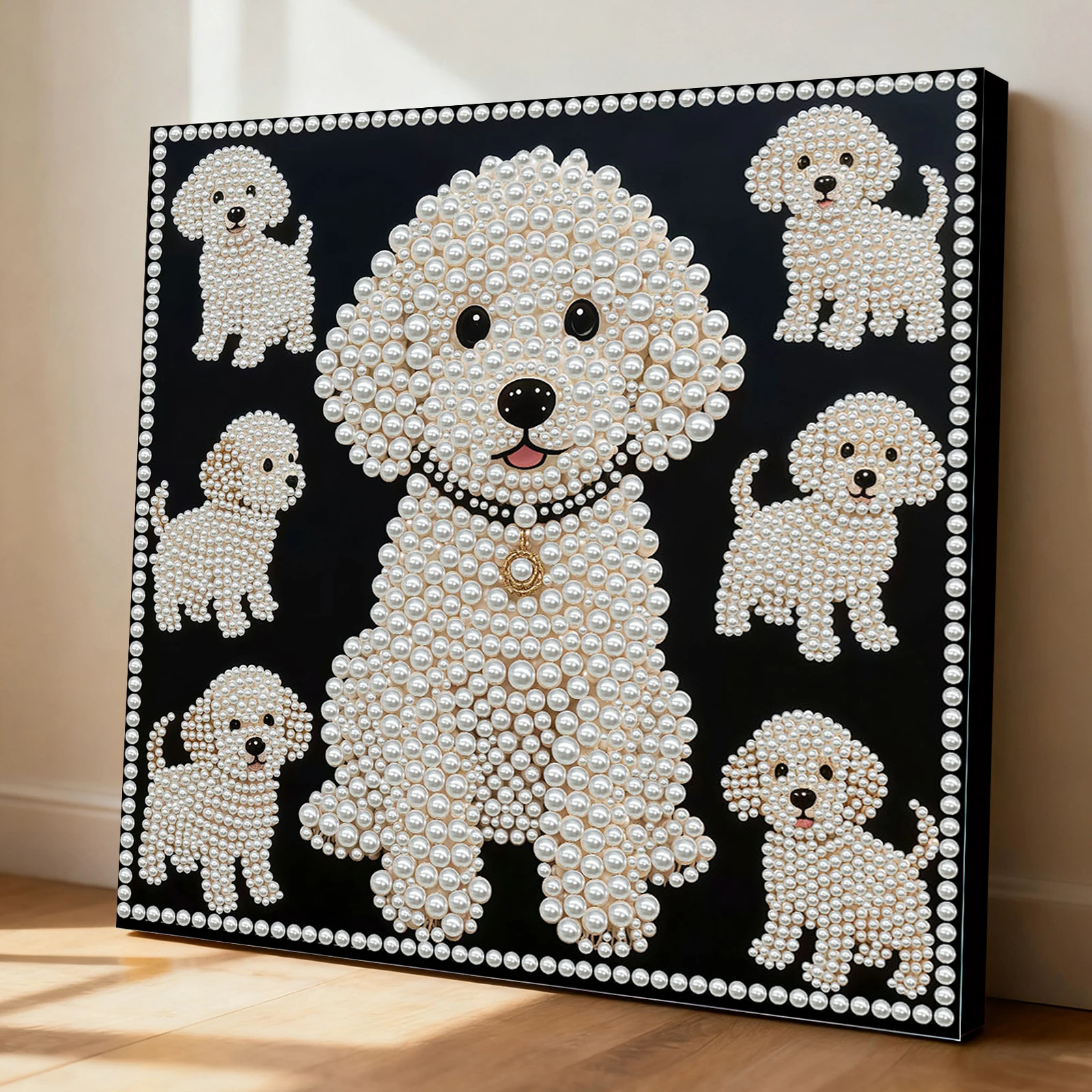 

Набор для рисования жемчужинами DIY: Животные, для взрослых и начинающих, декор для дома, картины из жемчужных бусин, 30x30 см, с рамкой