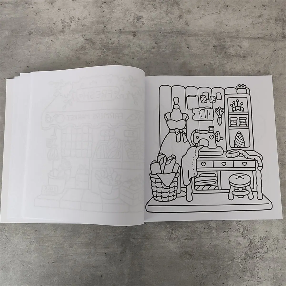 REST Little Corner: Coloring Book for Adults and Teens Super Cute Design of Cozy Hygge Spaces for Relaxation Spaces Coloring