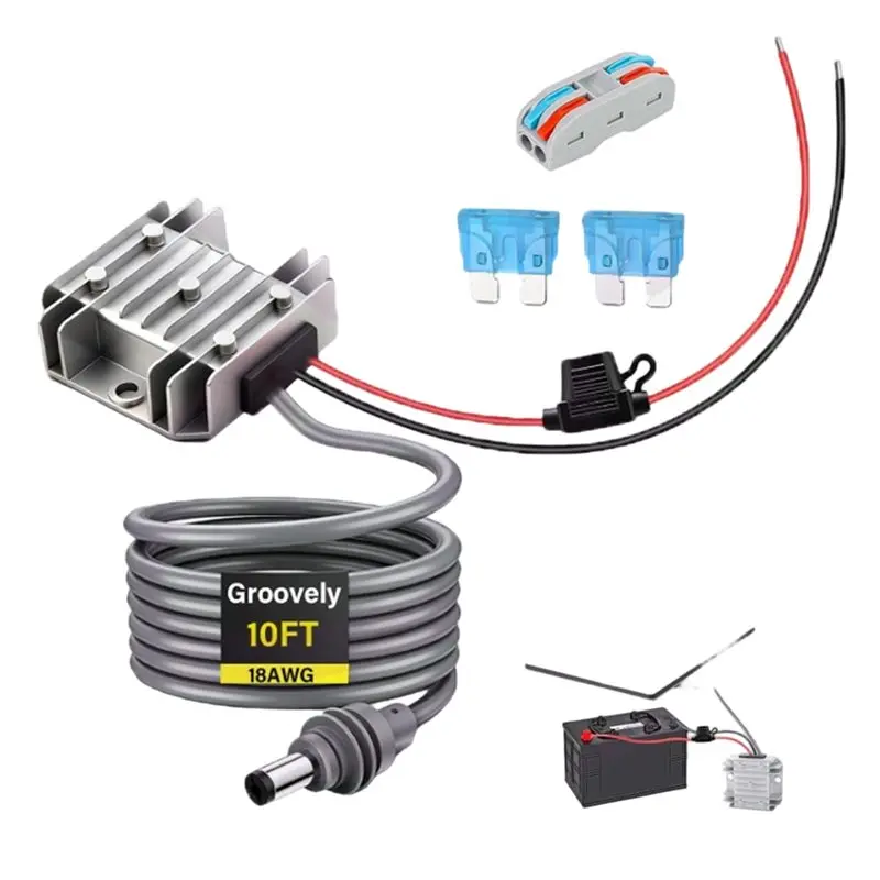 [NEWA64Z!】 DC-DC Boost Converter (12V/24V To 30V 3.5A) With 3-Meter Cable, For Starlink Mini And Off-Grid Battery-Powered System
