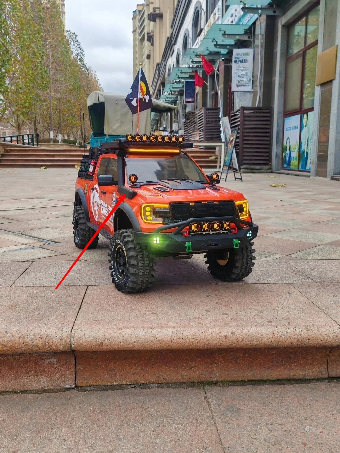 1/6RC Snorkel for Crossrc for Crossrc EMO XX2 XXL2 Air Intake Snorkel Rock Crawler Upgrade Parts Glue Fixing Hot Melt Adhesive