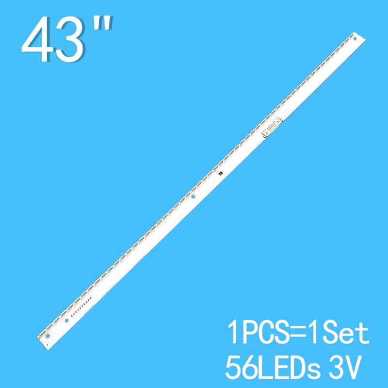 LED-Hintergrund beleuchtung für LM41-00299A BN96-39506A ue43m5500 ue43m5505 ue43m5505ak ue43m5600 ue43m5502 ue43m5500ak v6ey_430sm0_56led_r4