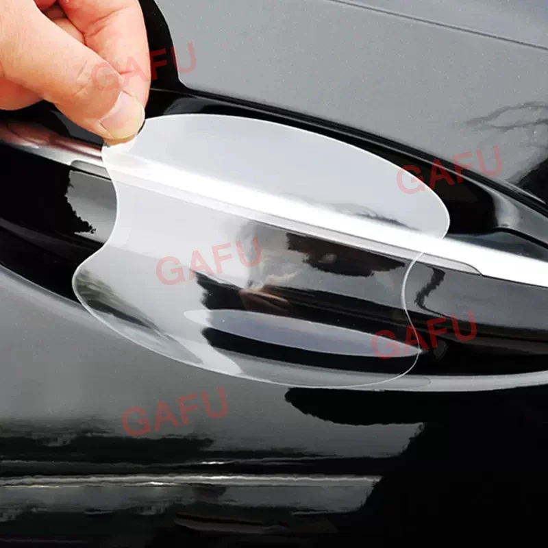 For BYD Atto 3 Yuan Plus EV 2022 Car Door Handle Cover Anti-scratch Wear-resistant TPU Protective Trim Smooth Accessories