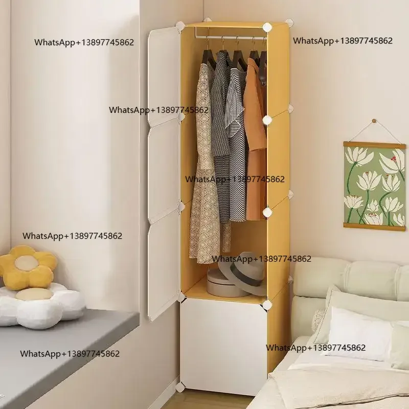 

Peiqi Modern Small Plastic Wardrobe Cheap Modular Minimalist Cabinet Storage Design Wardrobe Display Organizer Nordic Ropero Fur
