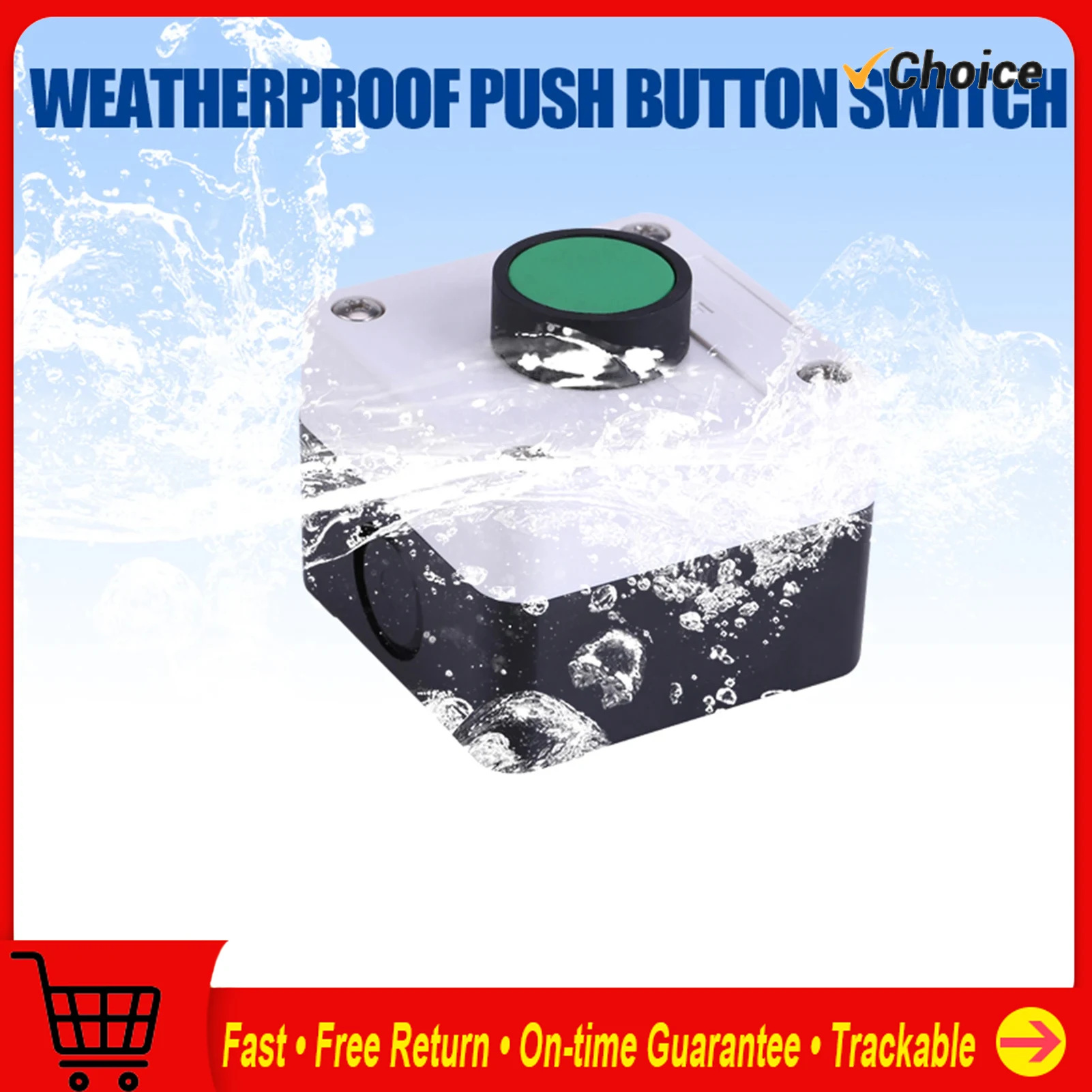 

Всепогодный зеленый кнопочный переключатель, блок управления одной кнопкой для открывания ворот